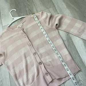 For Love & Lemons Cardigan striped knit womens Pink Cream (small) lightweight thumbnail 9