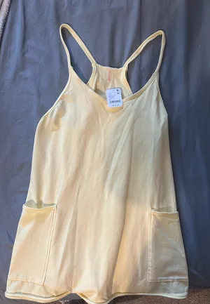 Free People Hot Shot Mini Dress yellow thumbnail 1