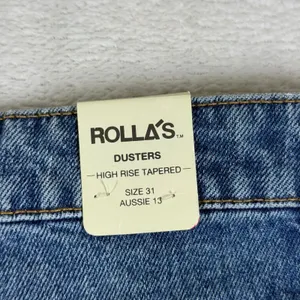 Rollas Dusters High Rise Distressed Jeans Lilyworn Blue Denim 12594B Size 31 NEW thumbnail 13