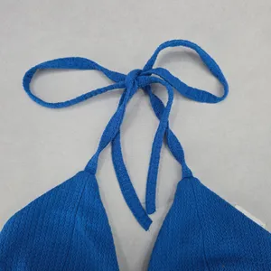 Blue Triangle Sports Active Tie Halter Beach Bikini Bralette Swim Top S‎ Small thumbnail 3