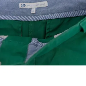 Southern Tide Preppy Low Rise Flat Front Chino Shorts Kelly Green Size 00 thumbnail 3