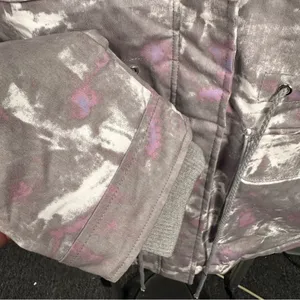 K‎ Jordan | Stylish Gray and Purple Women's Jacket thumbnail 3