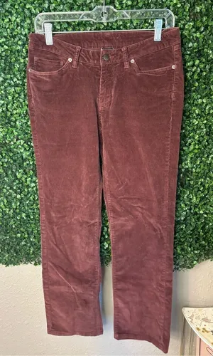 Patagonia Women’s Maroon Corduroy Pants Size 30 thumbnail 1