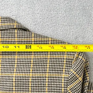 Summum Woman Amsterdam‎ Luxury Jersey Plaid Blazer Jacket Gold Stripe Cuff Small thumbnail 11
