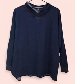Women’s The North Face Navy Blue Lightweight Hoodie Large thumbnail 1