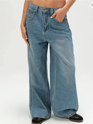 Tilly’s Brand RSQ Women’s Ultra Baggy Low Rise Jeans Size 33 NWT thumbnail 2