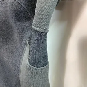 REI adult black gray fleece‎ full zip pocket outdoor athletic active jacket S/M thumbnail 7