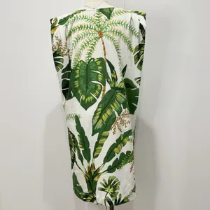 Farm Rio Tropical Forest Off White T-Shirt Dress Small Vacation Resort Beachy thumbnail 6