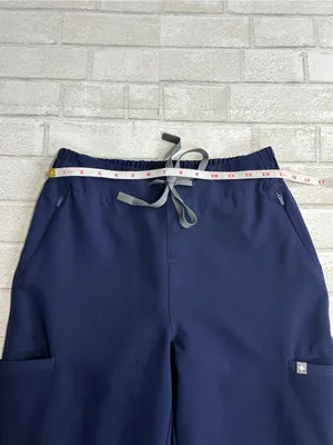 Figs Woman’s Yola High rise slim Scrubs Navy Style W22SW2014 thumbnail 4