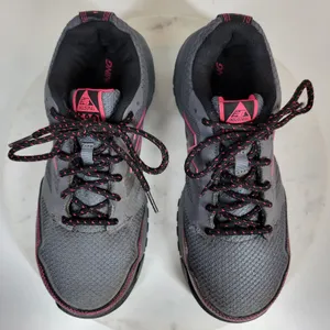 New Balance RevLite Shoes 8 Gray Pink Composite Toe Slip Fuel Resistant 589V1 thumbnail 14