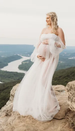 Maternity dress Pink thumbnail 1