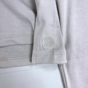 All in Motion Womens Long Sleeve Active Top Taupe Keyhole Back Size M‎ NEW thumbnail 5