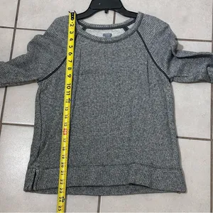 Aerie Women Crewneck Pullover Sweater Gray Size Small‎ thumbnail 8