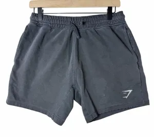 Gymshark Training Shorts 6" Black Elastic Waist Logo Gym Running Women's S thumbnail 1
