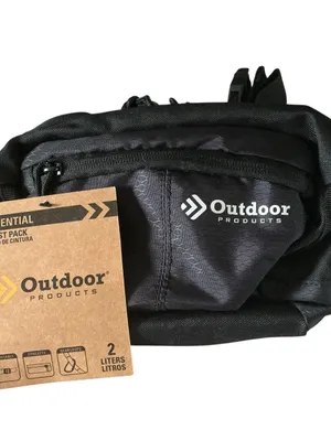 Outdoor products essential waist pack Fanny bag 2L black thumbnail 2