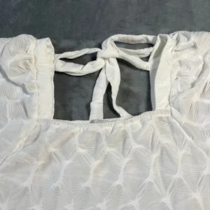 Hayden Puff Sleeve Baby Doll Dress Size M Square Neck Party Minimalist Date thumbnail 7