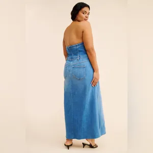 Pilcro The Madi Front-Slit Denim Dress thumbnail 8