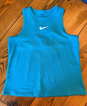 Nike Blue Tank Top Dri-Fit, Size M thumbnail 1