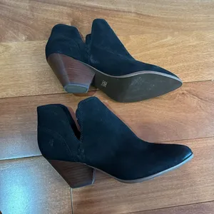 NWOT Frye Reina Cut Out Bootie in‎ black ankle small heel southwestern size 9.5 thumbnail 10