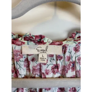 Easel Los Angeles Sleeveless Floral Maxi Dress Size Large Multi Color Boho thumbnail 2
