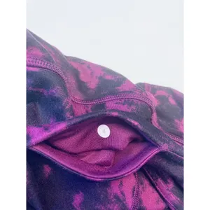 Lululemon Wunder Under Leggings Women 4 Plum Purple Black Tie Dye Mid‎ Rise Luon thumbnail 4