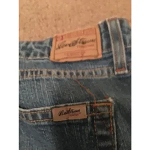 Levi's Misses 16 Stretch Mid Rise Blue Jeans Womens thumbnail 6
