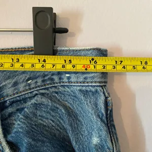 Abercrombie & Fitch The Loose High Rise Jeans Medium Wash Baggy Frayed 30 / 10 thumbnail 6