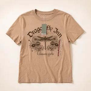 Gilmore Girls Dragonfly Inn Graphic T-Shirt Tan Cotton Short Sleeve XS NEW‎ thumbnail 4