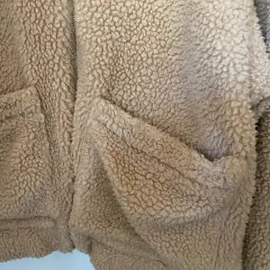 I AM GIA Teddy Jacket XS Camel Sherpa Zip Streetwear Coat Women thumbnail 4