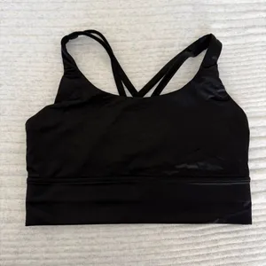 Lululemon Energy Longline Bra Foil Black thumbnail 3
