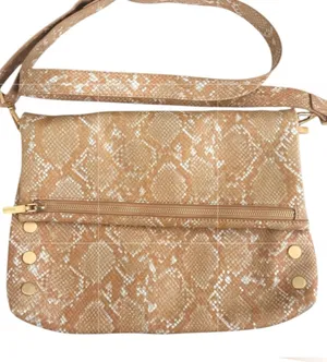 Like New Hammitt Leather VIP Convertible Bag Large Snakeskin Retail $475.00 thumbnail 1
