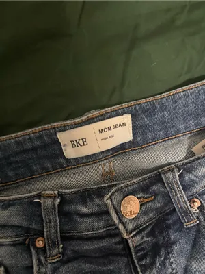 BKE High Rise Faded Blue Distressed Jeans thumbnail 2