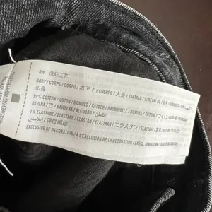 Abercrombie & Fitch The‎ Mom High Rise Black Wash Denim Tapered Jeans Size 4XS thumbnail 11