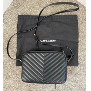 Saint Laurent Lou Camera Bag Black Quilted Leather Gold YSL thumbnail 3