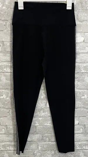 Aerie Black Goals High-Rise 7/8 Leggings with Side Detailing thumbnail 1