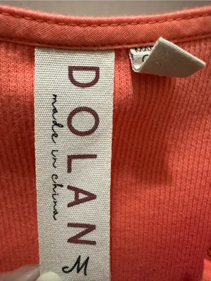 Dolan Anthropologie Coral Eyelet Puff Sleeve Blouse size XL thumbnail 8