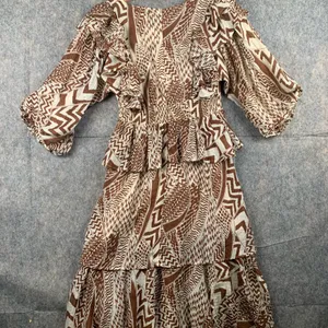 KARLIE CLOTHES Geometric‎ Tribal Midi Dress Sz M NWT thumbnail 6