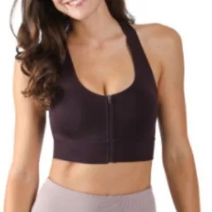90 DEGREE BY REFLEX Long Line Full Zip Sports Bra thumbnail 2