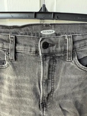 Black Old Navy Distressed Jeans thumbnail 2