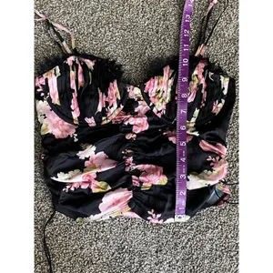 For Love & Lemons Skivvies Melrose Corset Crop Top – Size Small thumbnail 6