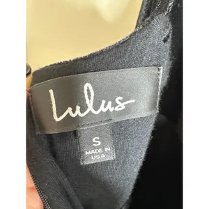 Lulus Perfectly Classy Black Velvet Cowl Neck Strappy Maxi Dress Gown Sz S thumbnail 7