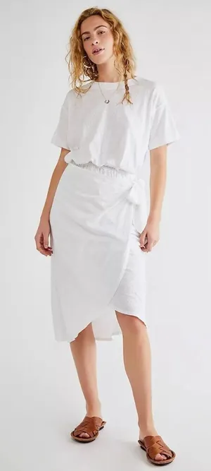 ✨FREE PEOPLE Leila Midi Sz Small Dress✨ thumbnail 1