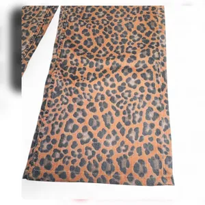 Madewell Leopard Print Low Slung Baggy Jeans NWT Size27 Sold Out Statement Jeans thumbnail 6