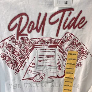 Champion University of Alabama White Long Sleeve Cotton Shirt thumbnail 6