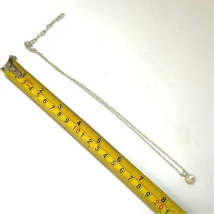 Faux pearl pendant necklace thumbnail 6