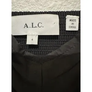 NWT A.L.C. Lilah II Cotton Midi Dress Black - Size 4 (Original Price $495) thumbnail 7