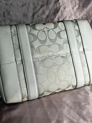 Vintage Y2K Coach Signature Mint Hampton Buckle Tote Bag 6042 thumbnail 5