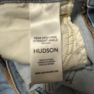 2026 | Hudson Remi High-Rise Straight Ankle Americana Light Wash‎ Jeans Women 24 thumbnail 7