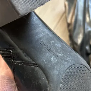 Croft & Barrow Shiny Black Heeled Boots thumbnail 8