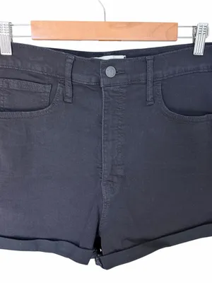 Madewell - NWT Roadtripper High Rise Jean Shorts Bennett Black Sz 31 thumbnail 3